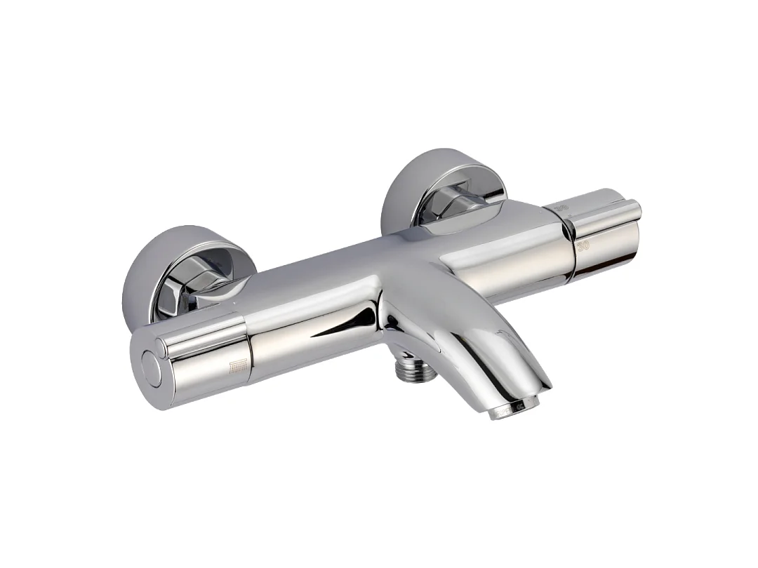 Prime misturadora termostática de banheira e duche cromada Essebagno