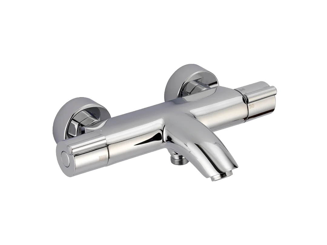 Prime misturadora termostática de banheira e duche cromada Essebagno