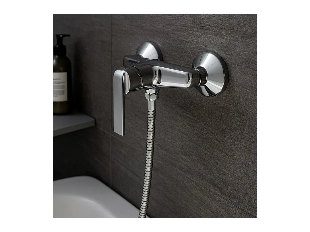 Largo Einhebelmischer Dusche Chrom Essebagno