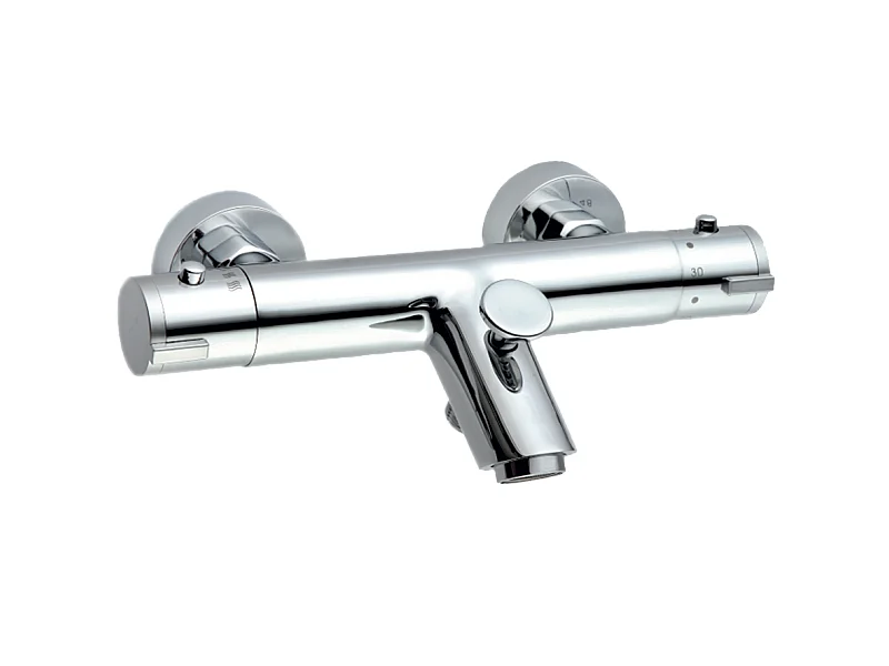 Oneo Torneira de banheira termostática duche cromado Essebagno