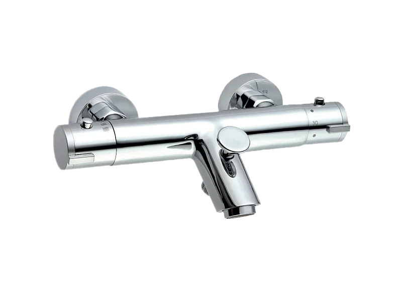 Oneo Misturador termostático para banheira e duche cromado Essebagno