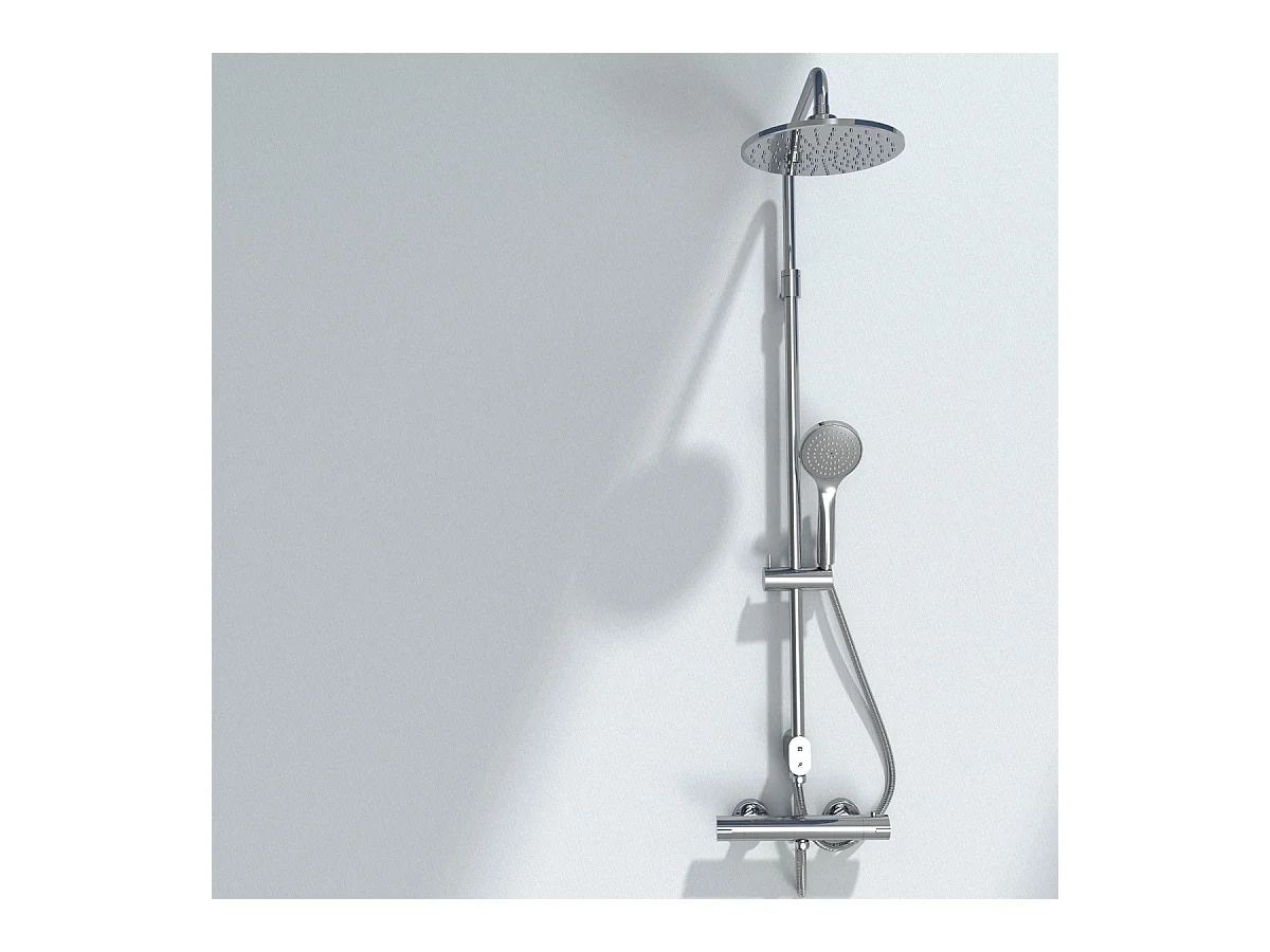 Oneo Thermische Duscharmatur, chrom Essebagno