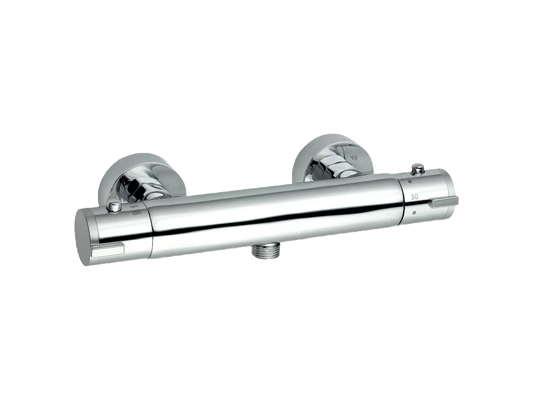 Oneo mezclador termostático para ducha cromado Essebagno