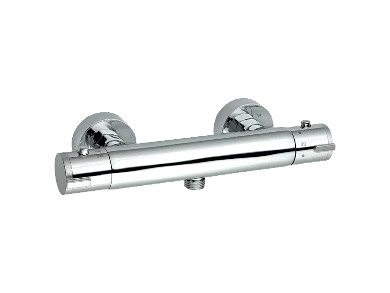 Oneo Misturador termostático para chuveiro cromado Essebagno