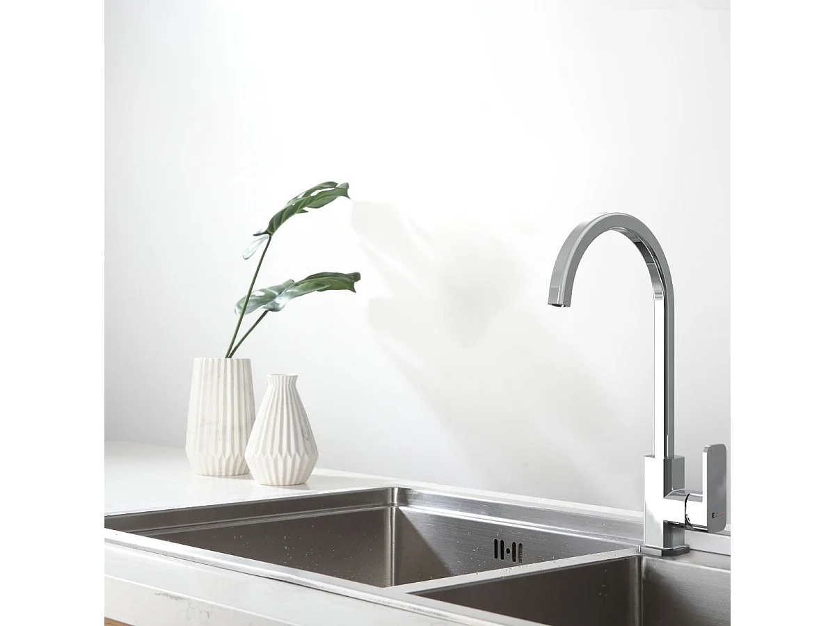 Week mezclador de fregadero cromado Essebagno