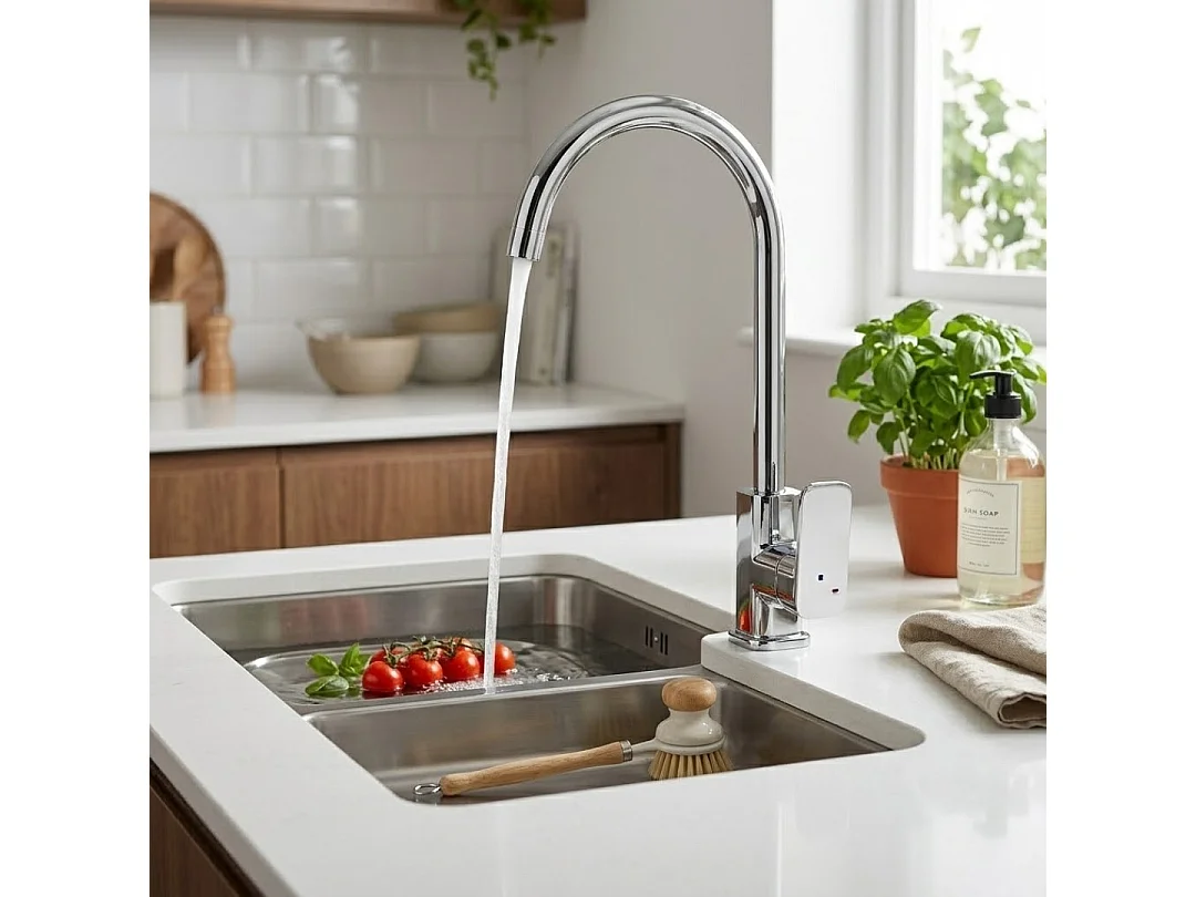 Week gootsteenmengkraan chroom - Essebagno