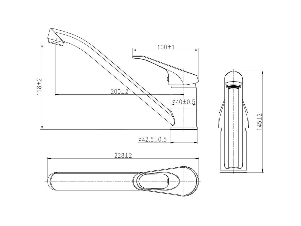 Betaring Spültischmischer Chrom Essebagno