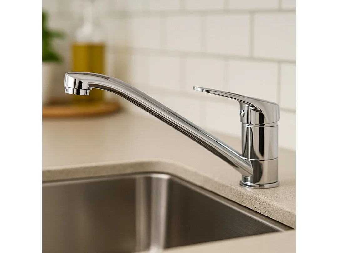 Mezclador de fregadero cromado Betaring Essebagno