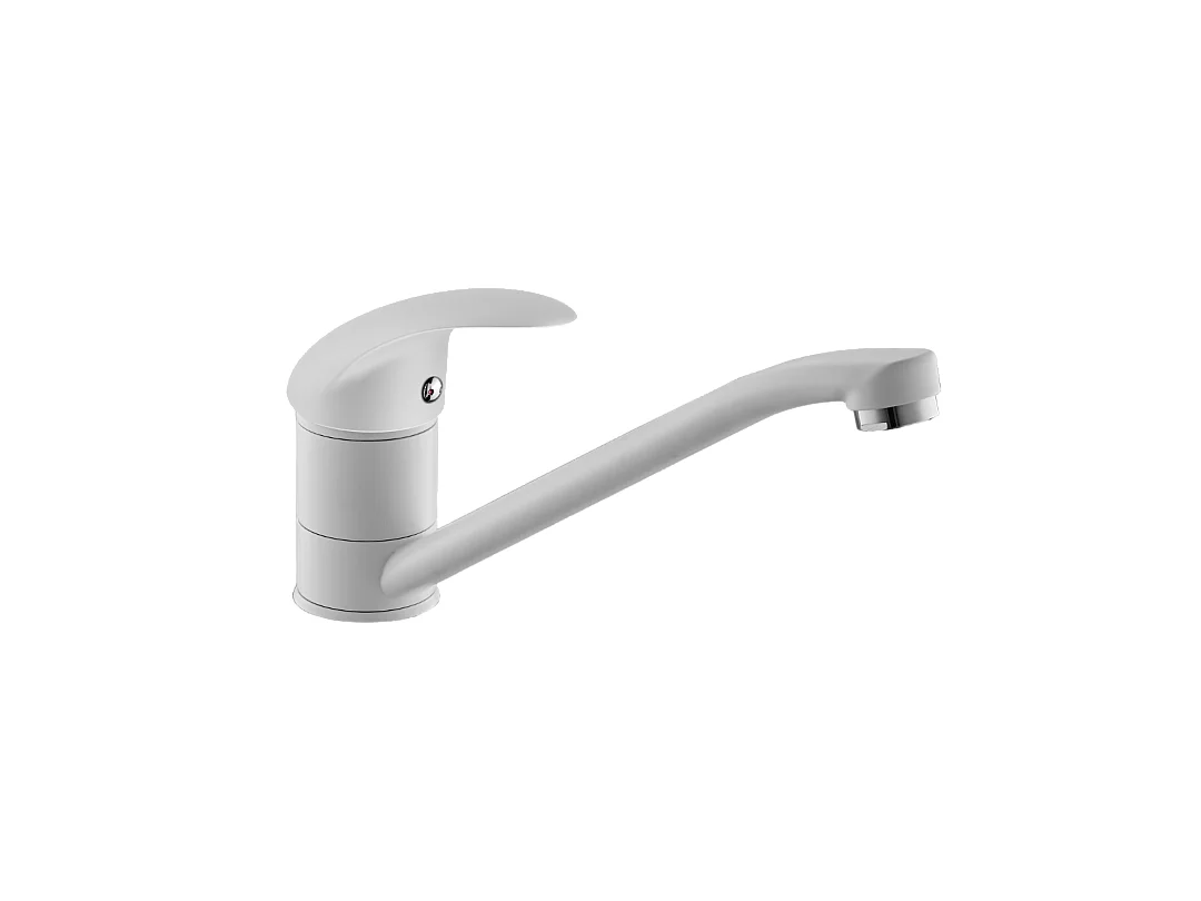 Théo miscelatore per lavello bianco Essebagno