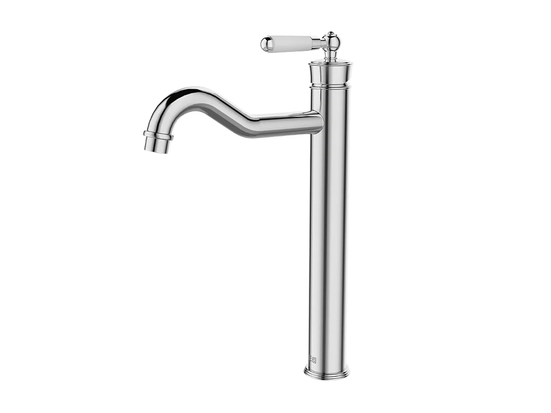 Leeds torneira de lavatório alta cromada Essebagno