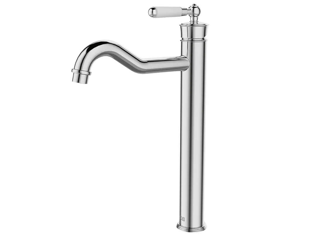 Leeds mitigeur lavabo haut chrome - Essebagno