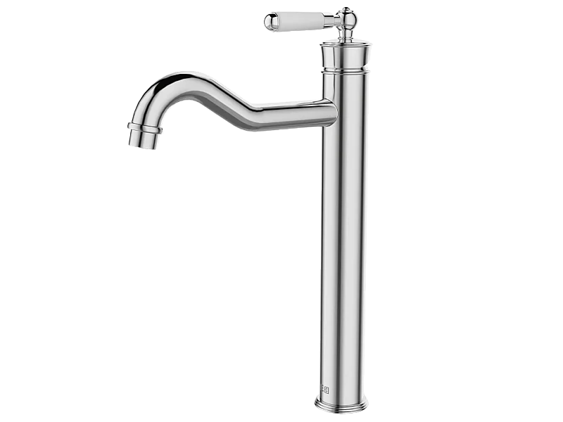 Leeds torneira de lavatório alta cromada Essebagno