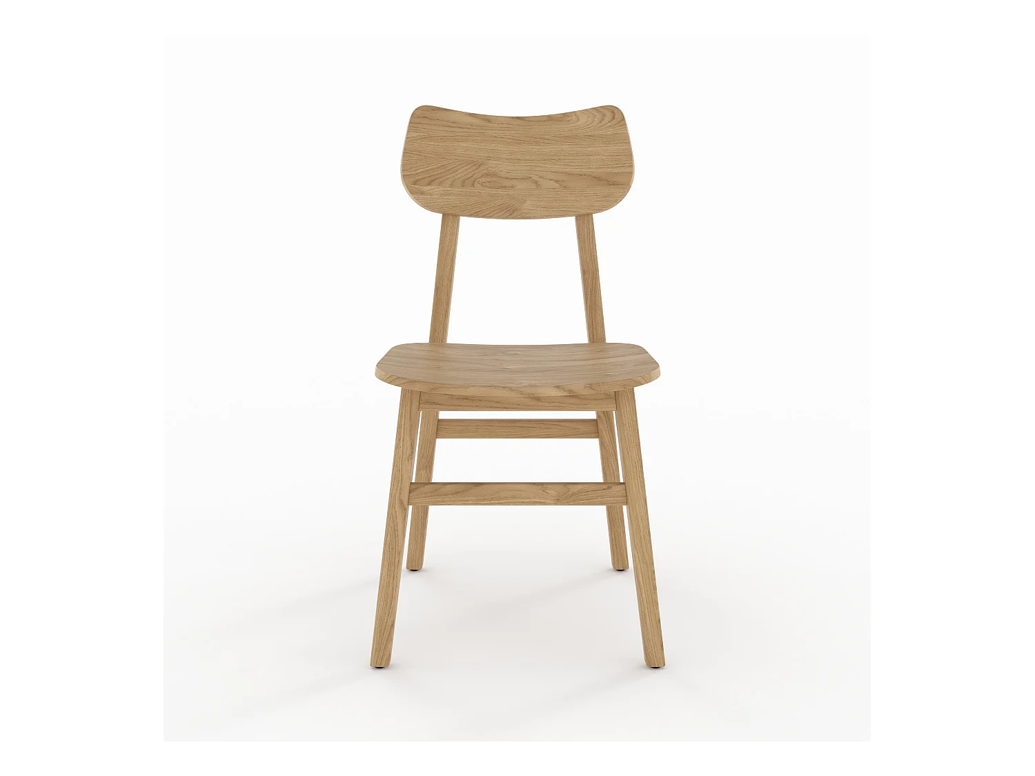 Lot de 2 chaises en bois massif de mindi - Kawi