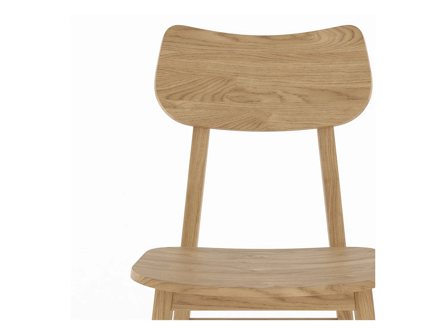 Lot de 2 chaises en bois massif de mindi - Kawi