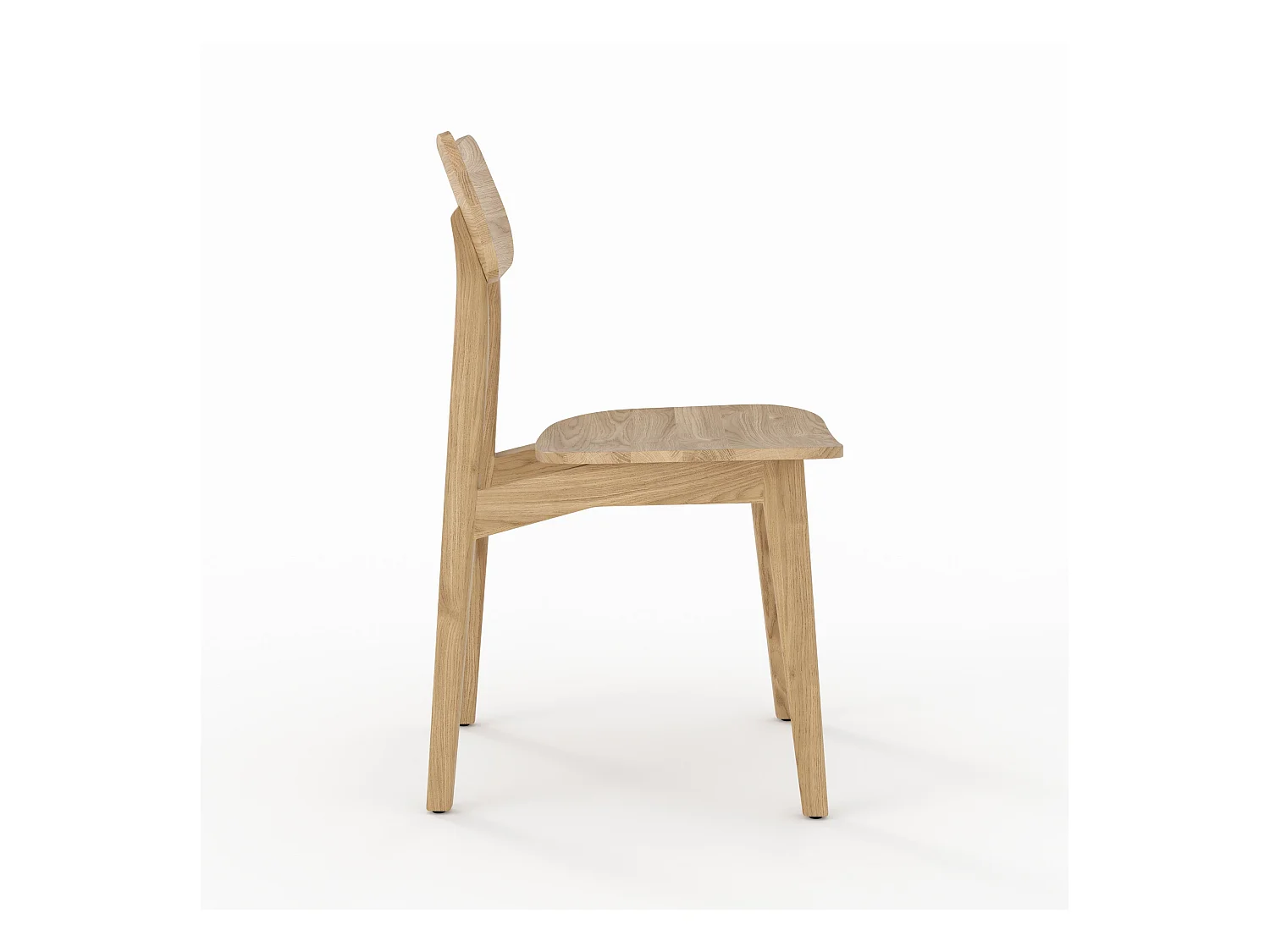 Lot de 2 chaises en bois massif de mindi - Kawi