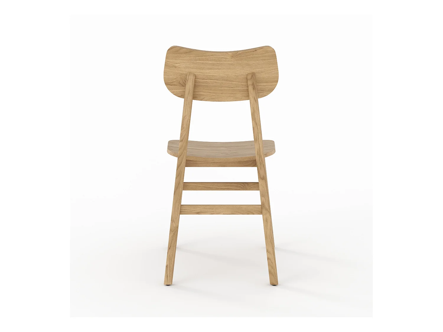 Lot de 2 chaises en bois massif de mindi - Kawi