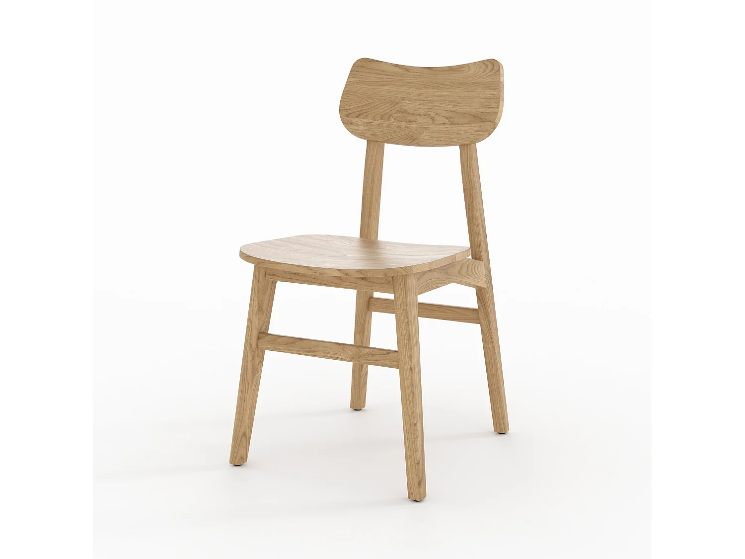 Lot de 2 chaises en bois massif de mindi - Kawi