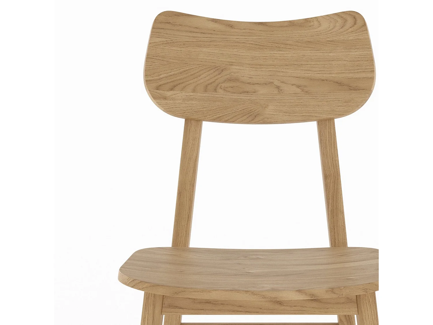 Lot de 2 chaises en bois massif de mindi - Kawi