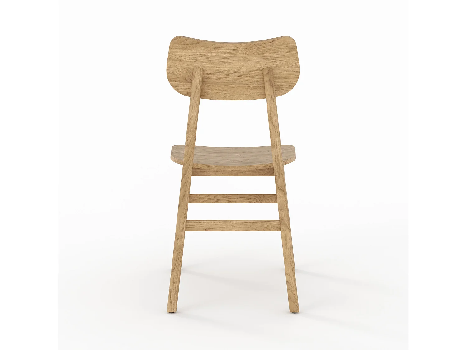 Lot de 2 chaises en bois massif de mindi - Kawi