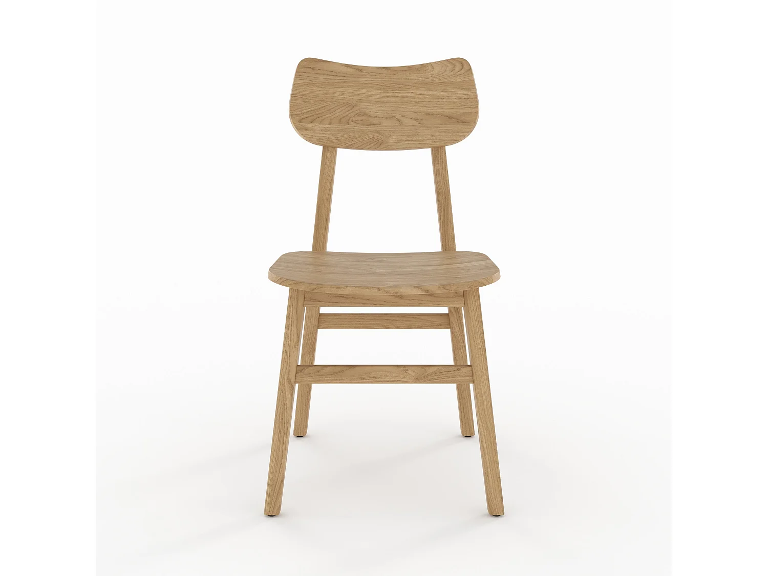 Lot de 2 chaises en bois massif de mindi - Kawi