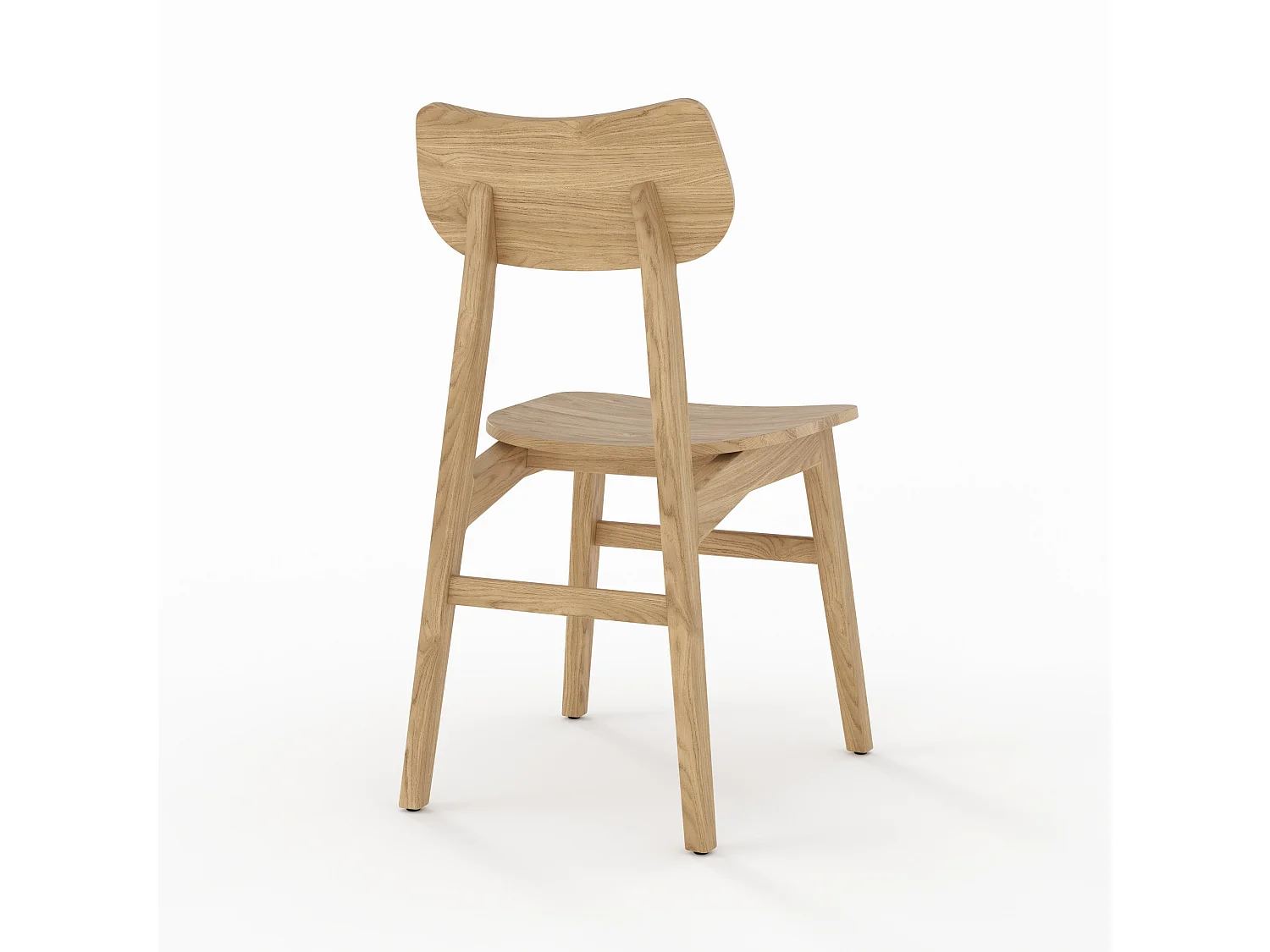 Lot de 2 chaises en bois massif de mindi - Kawi