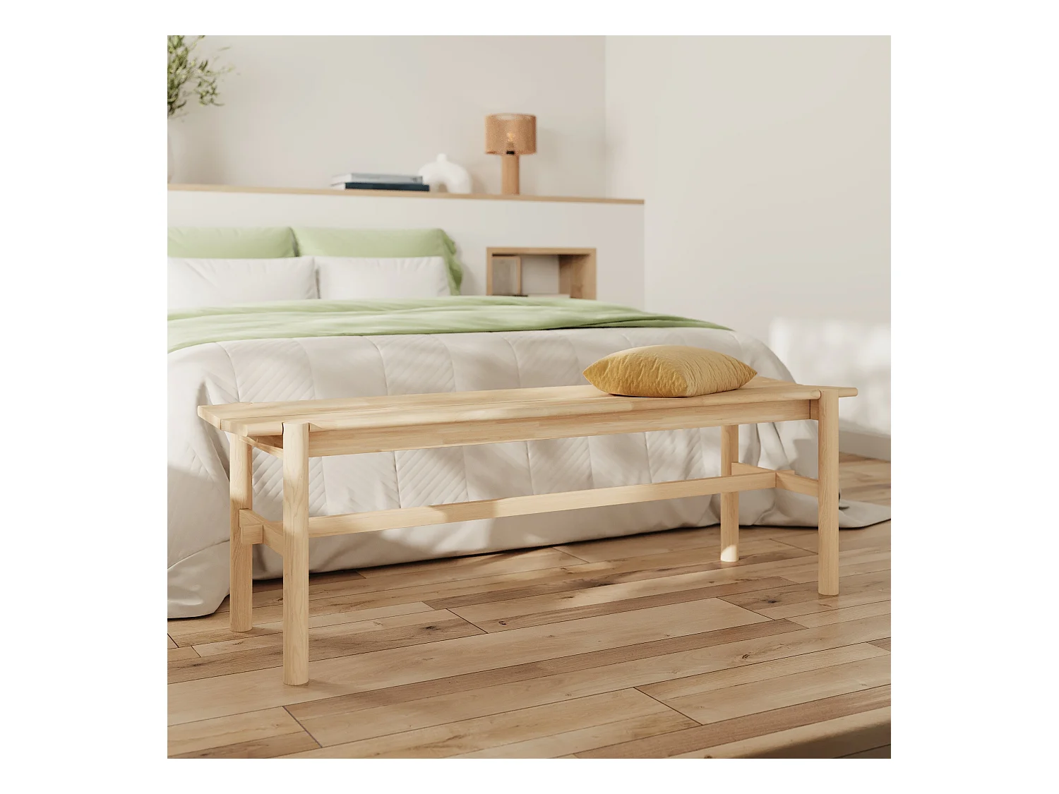 Panchina 3 posti in legno - Suzette