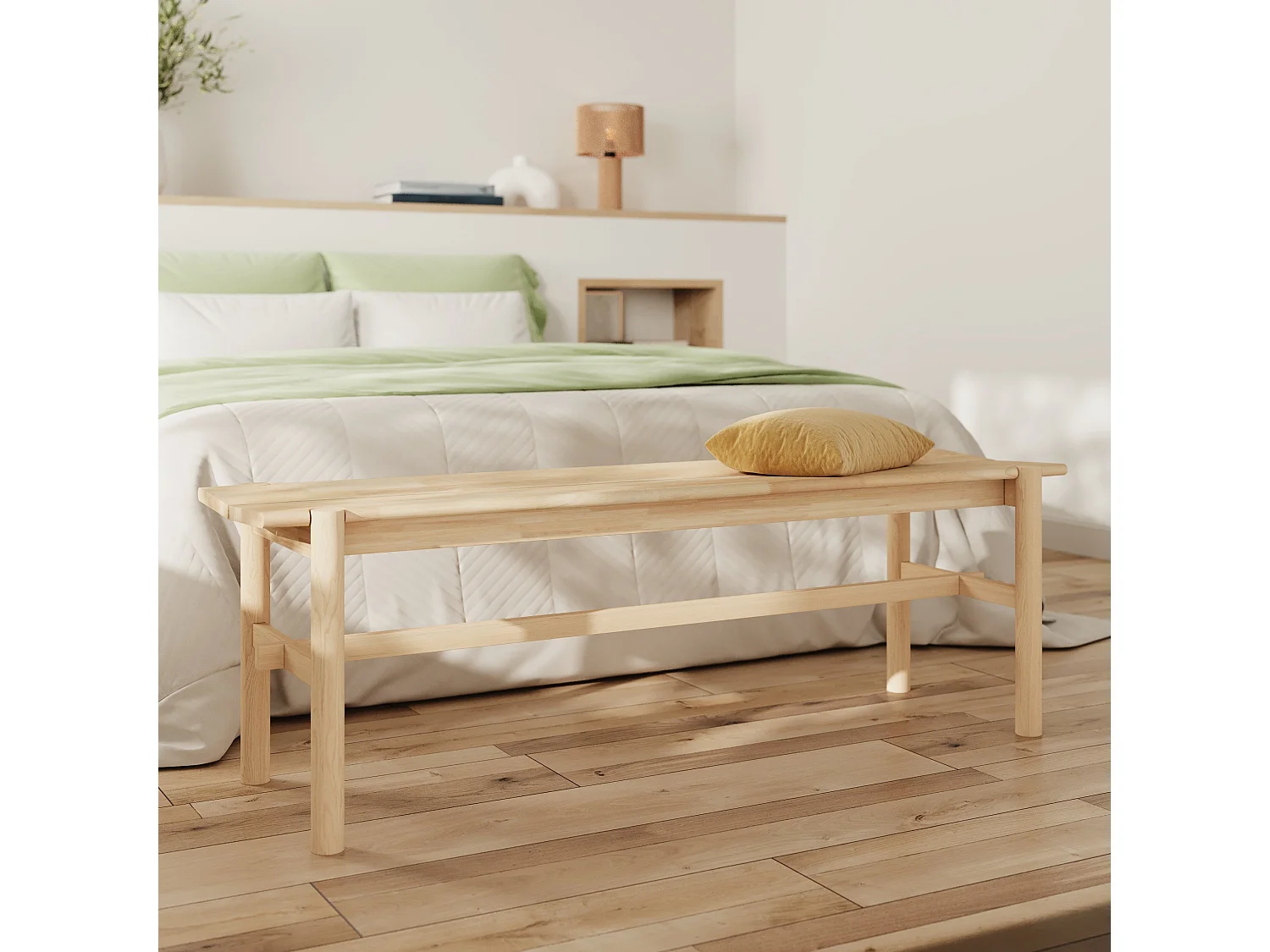 Panchina 3 posti in legno - Suzette