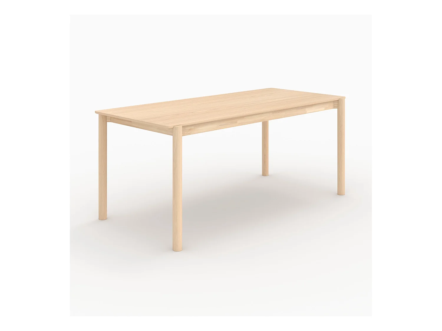 Table rectangulaire en bois de frêne 6 places - Irène