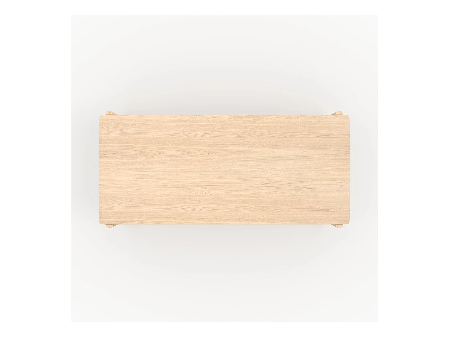 Table rectangulaire en bois de frêne 6 places - Irène