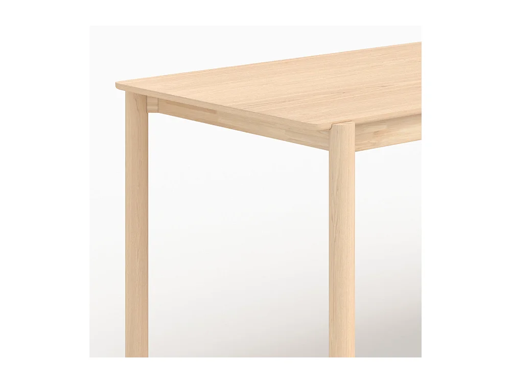 Table rectangulaire en bois de frêne 6 places - Irène