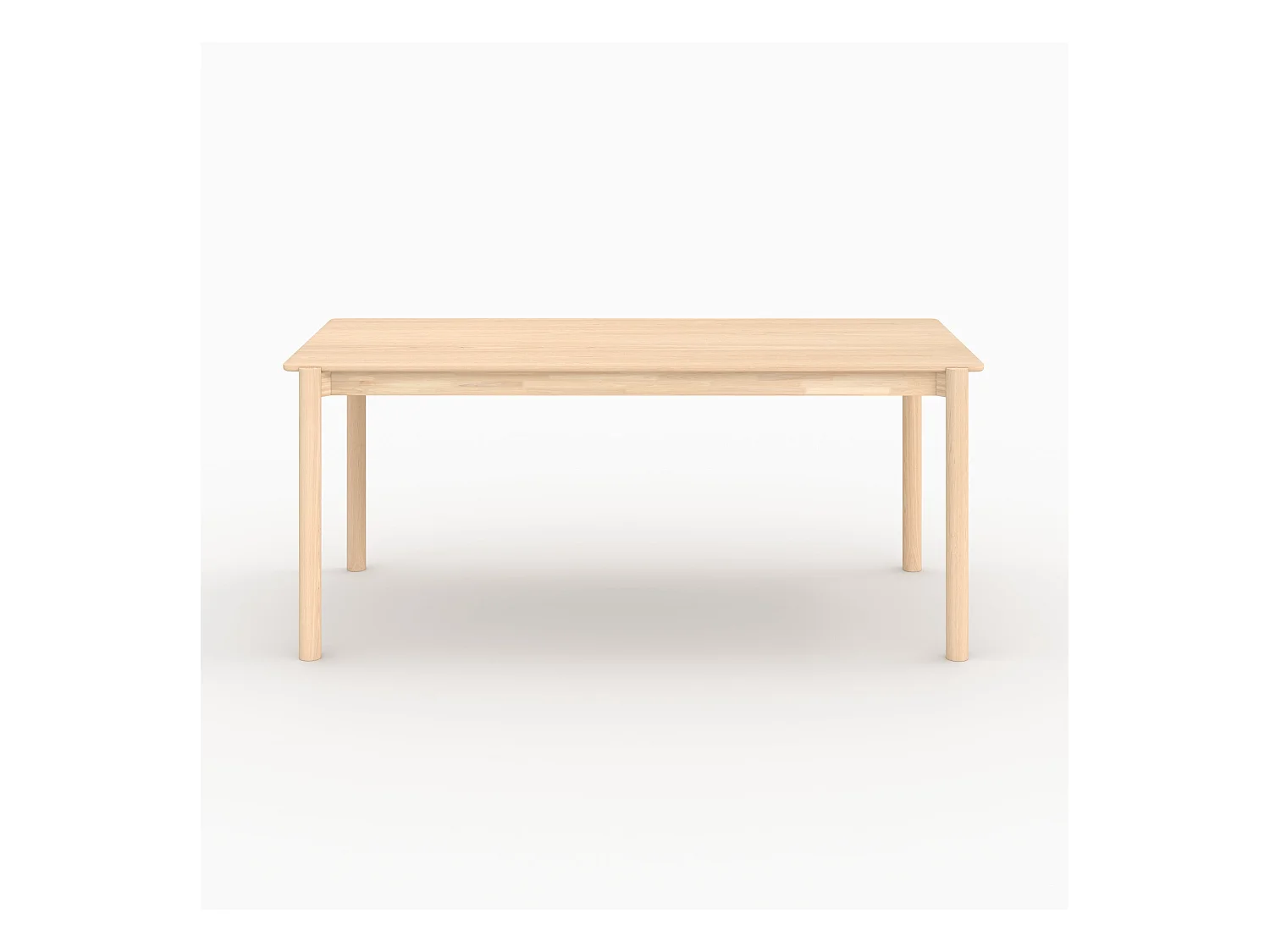 Table rectangulaire en bois de frêne 6 places - Irène