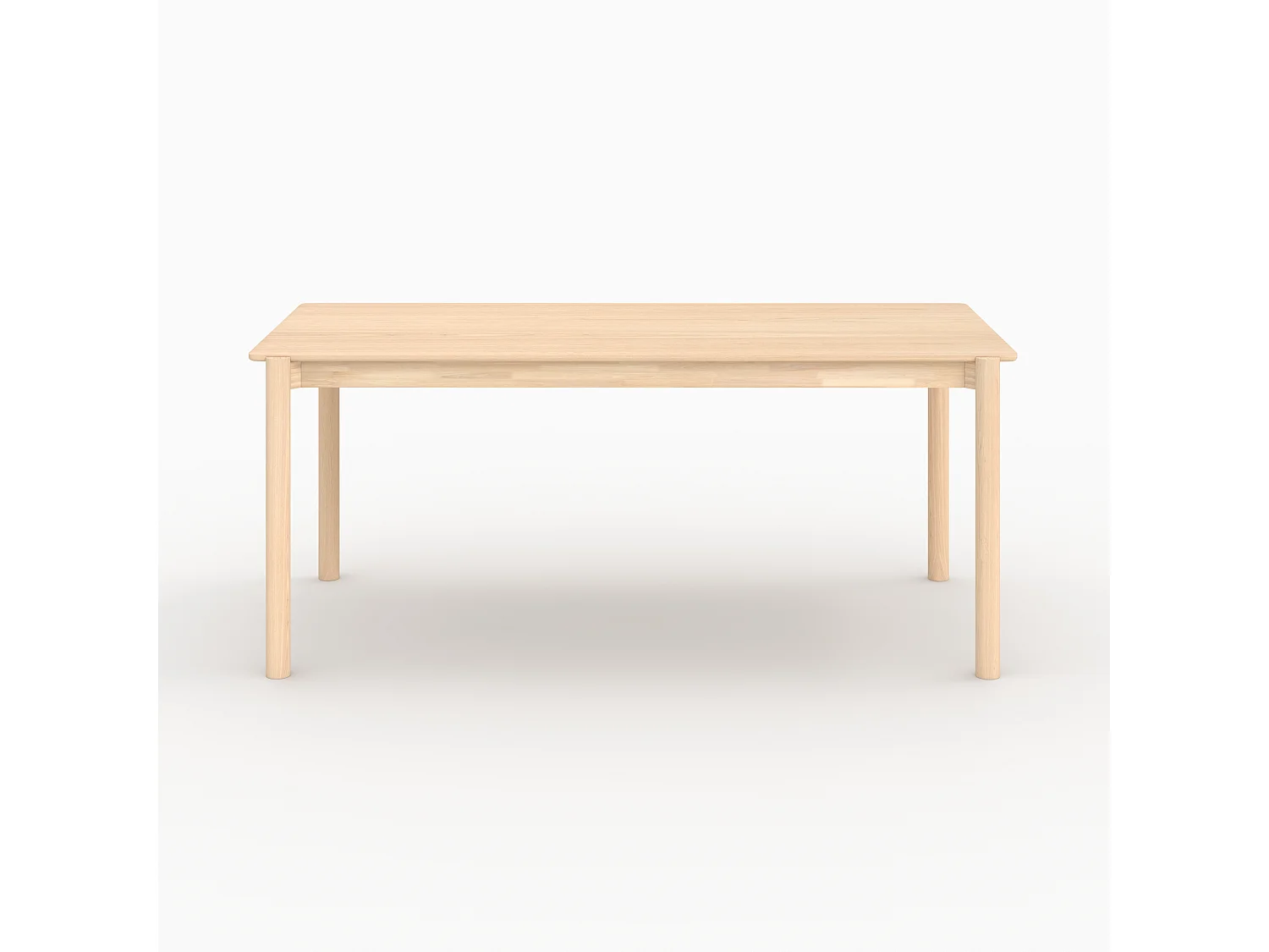 Table rectangulaire en bois de frêne 6 places - Irène