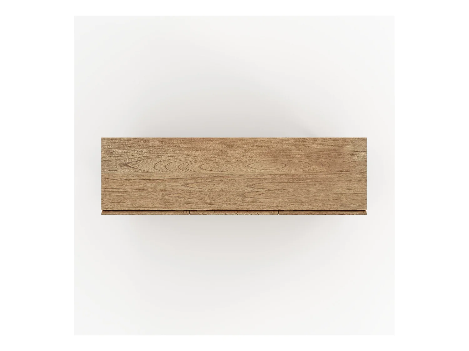 Buffet de madera maciza de mindi y ratán - Delya