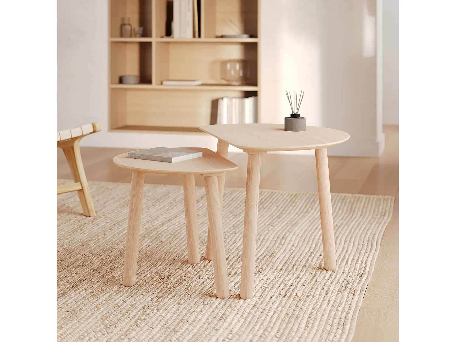 Mesas nido de madera de fresno - Montaine - Montaine