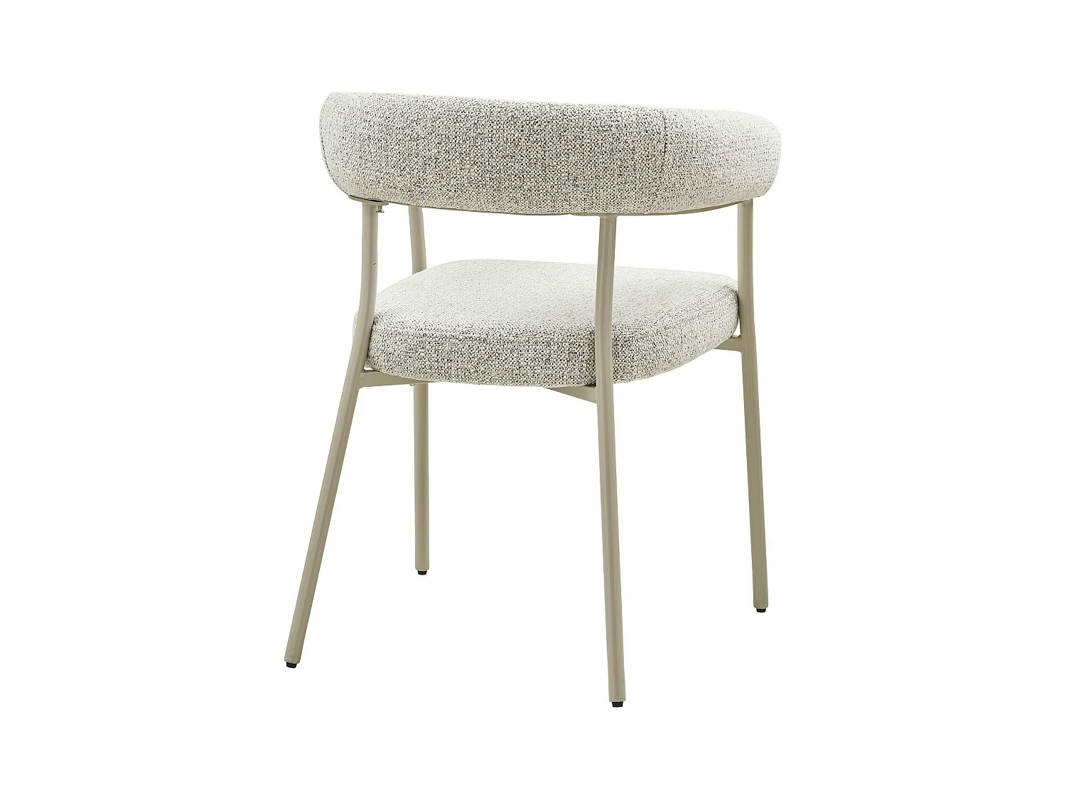 Chaise de salle à manger sable avec pieds gris (lot de 2) MONTREUX
