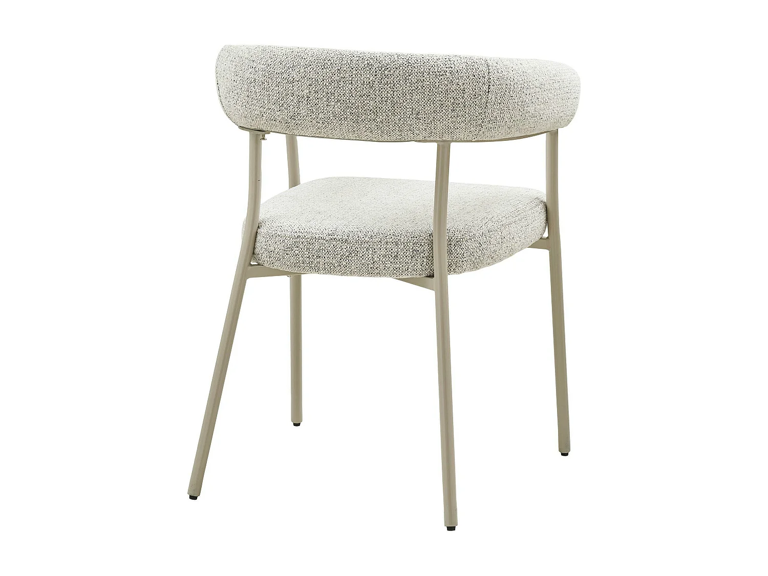 Chaise de salle à manger sable avec pieds gris (lot de 2) MONTREUX