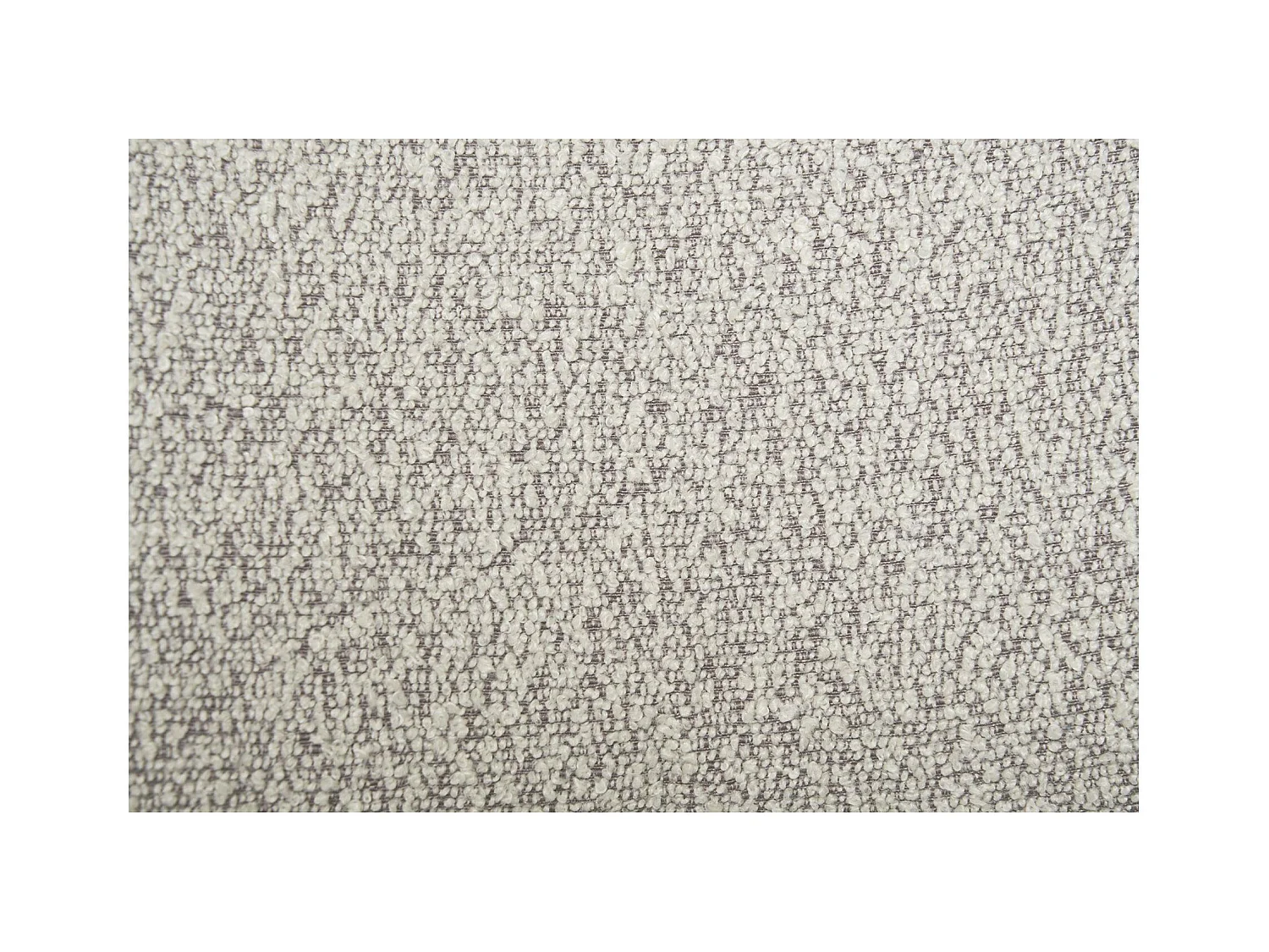 Chaise de salle à manger sable en bouclette avec dossier arrondi (lot de 2) MONTREUX