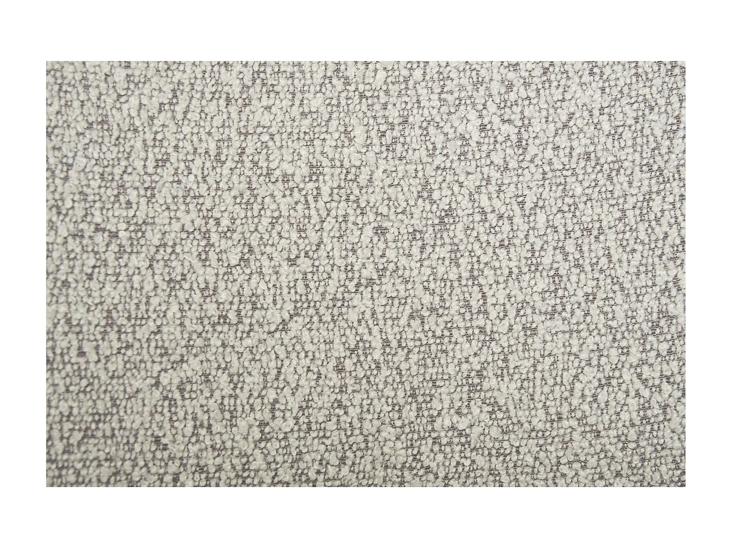 Chaise de salle à manger sable en bouclette avec dossier arrondi (lot de 2) MONTREUX