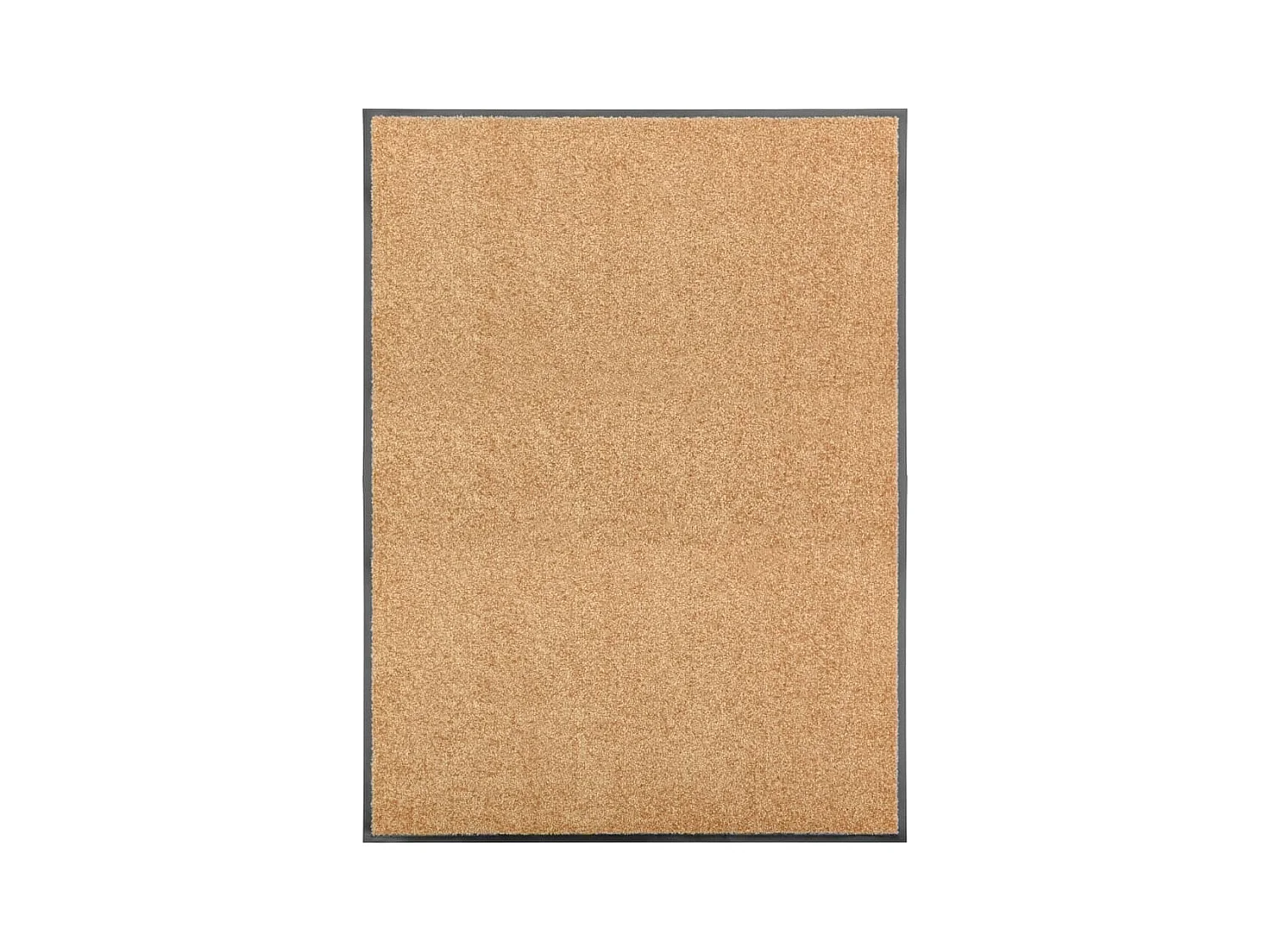 Felpudo Lavable Crema 90x120 cm Interior/Exterior PVC Antideslizante