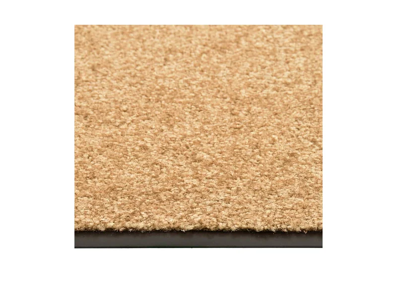 Felpudo Lavable Crema 90x120 cm Interior/Exterior PVC Antideslizante
