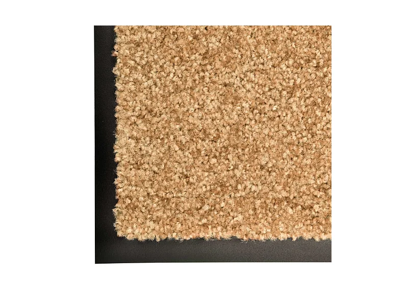 Felpudo Lavable Crema 90x120 cm Interior/Exterior PVC Antideslizante