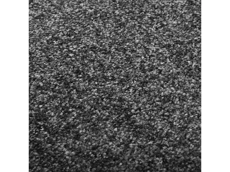 Fußmatte Waschbar Anthrazit 90x120 cm