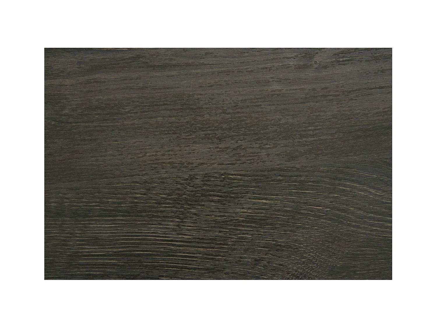 Bout de canapé rond effet bois foncé MATERA