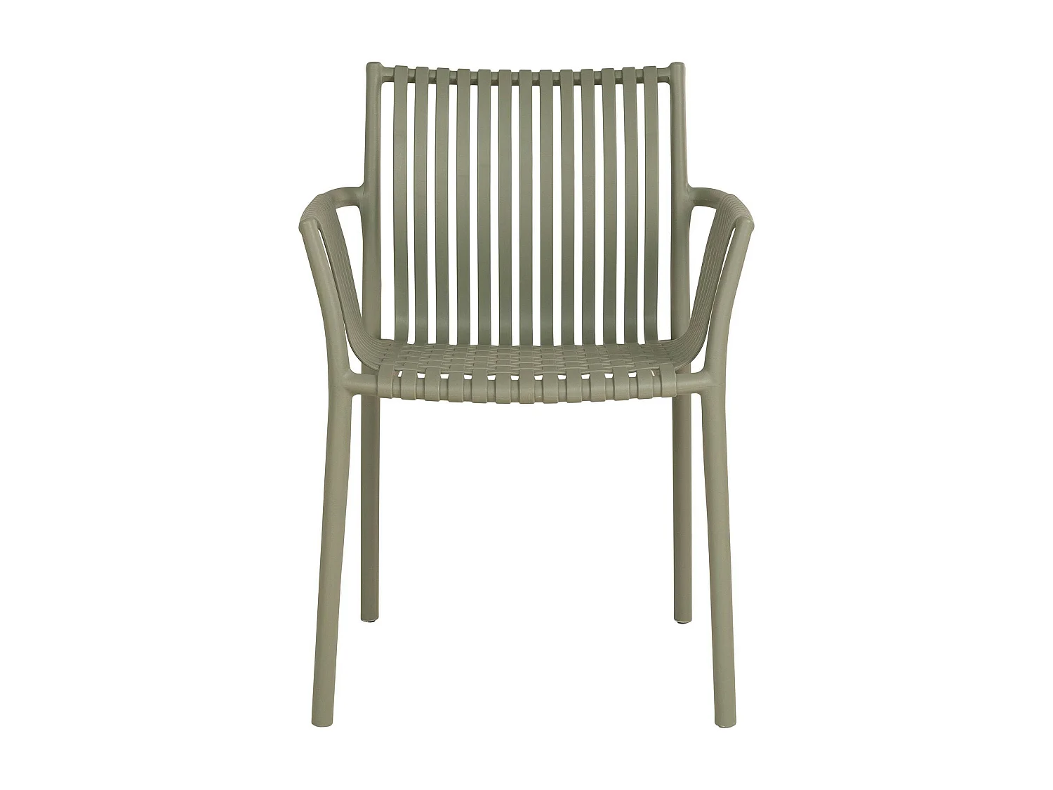 Chaise de jardin verte (lot de 4) MENDOZA