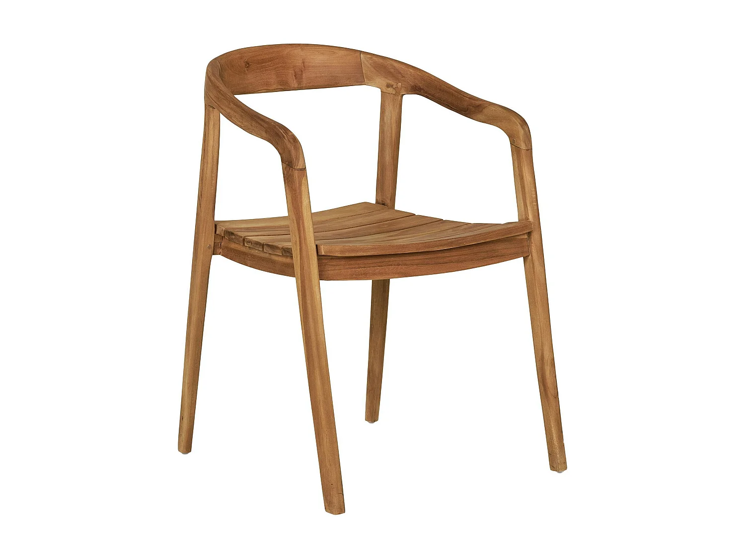 Chaise de jardin design en teck (lot de 2) MENDOZA