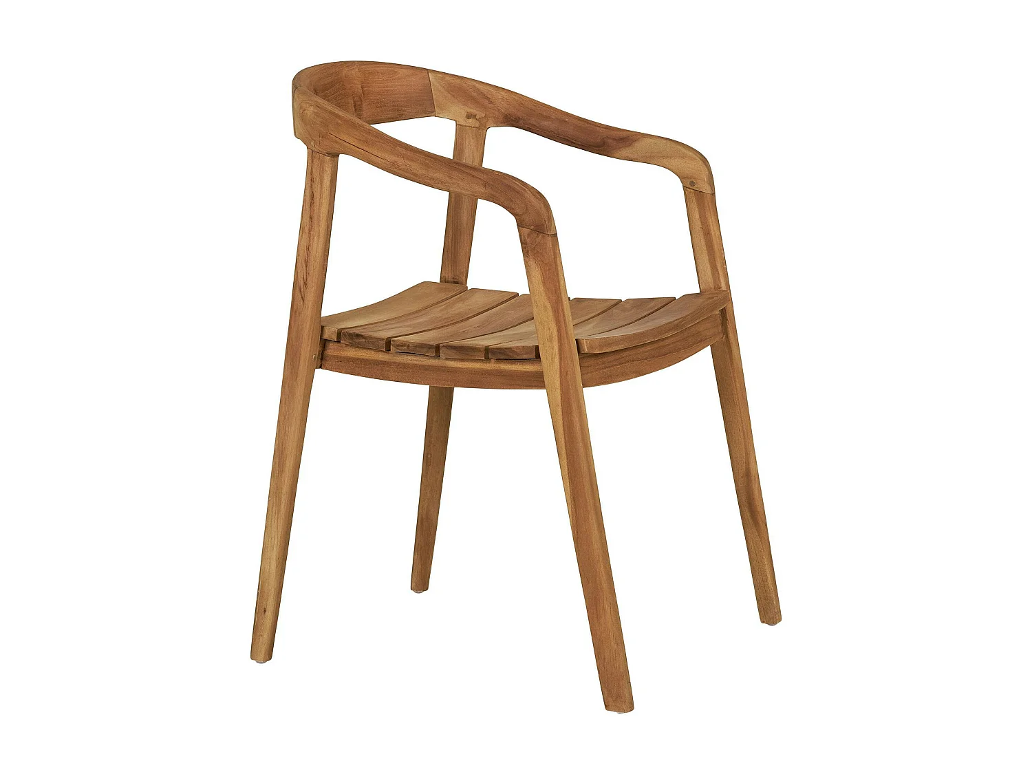 Chaise de jardin design en teck (lot de 2) MENDOZA