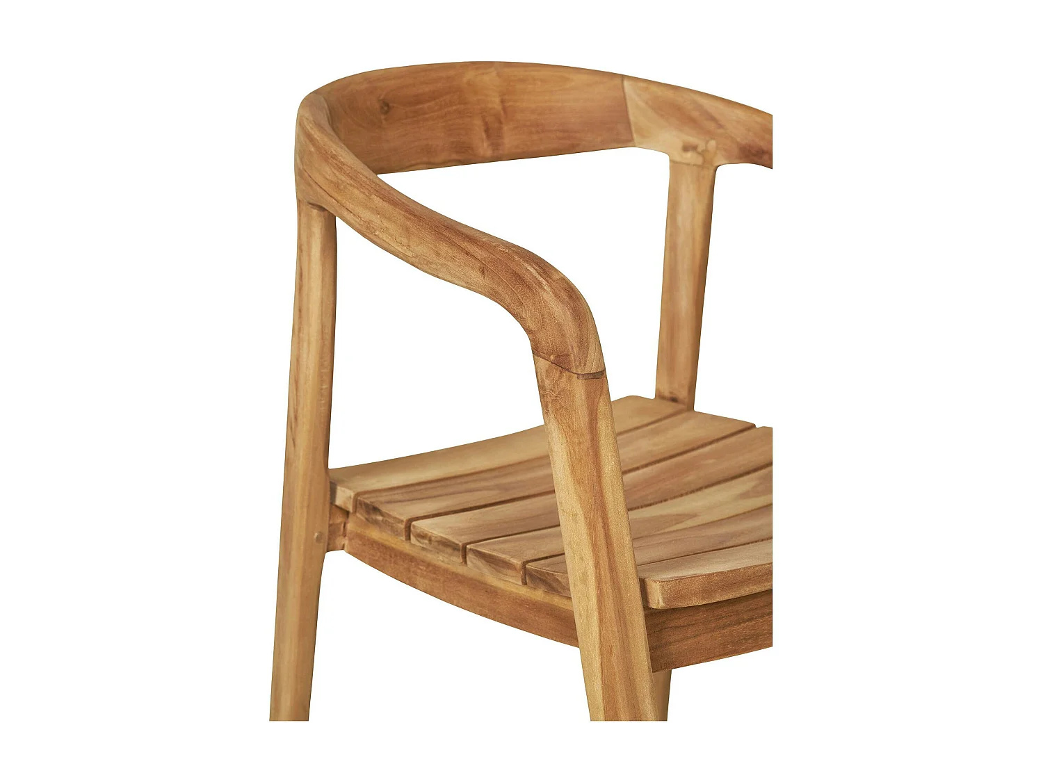 Chaise de jardin design en teck (lot de 2) MENDOZA