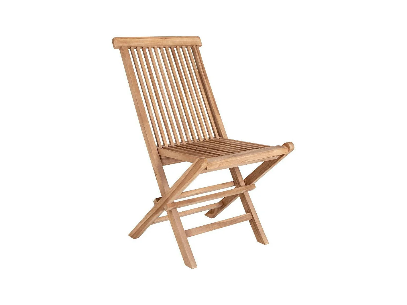 Chaise de jardin en teck, pliante (lot de 2) MENDOZA