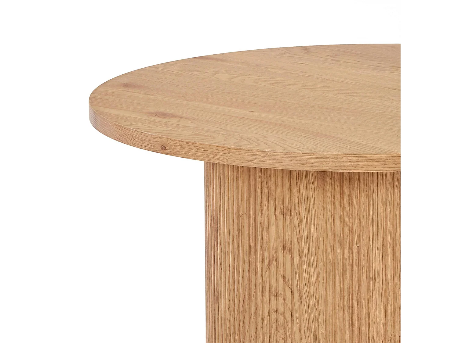 Table basse ronde effet bois blond ø80 cm MATERA