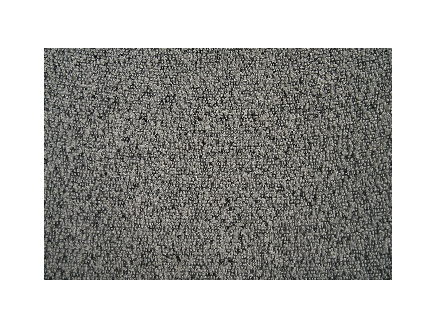 Chaise gris clair en bouclette avec dossier arrondi (lot de 2) MONTREUX